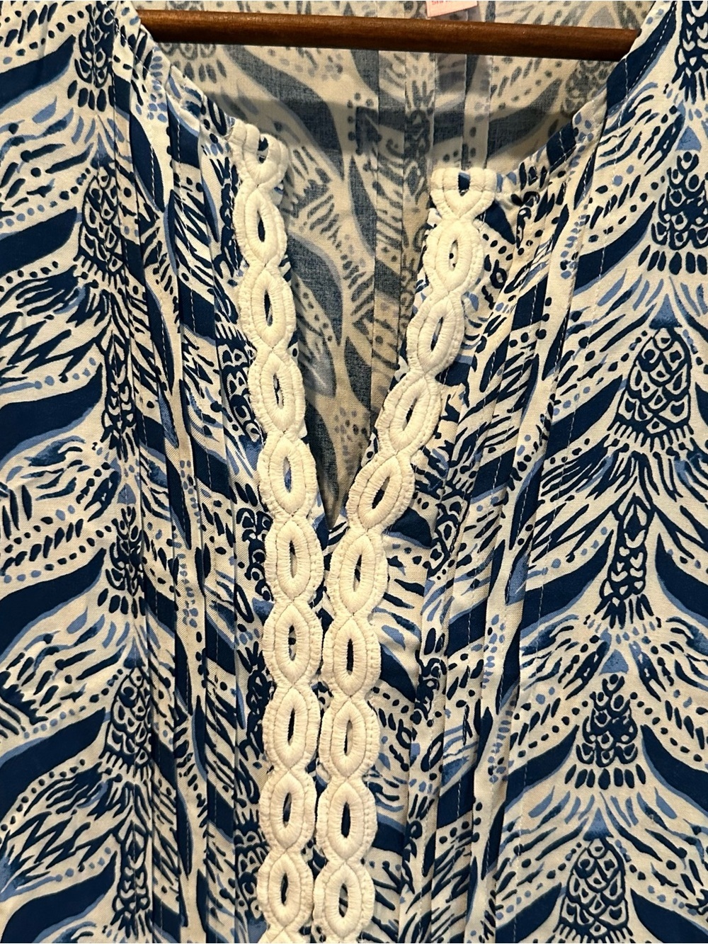 VGUC Lilly Pulitzer Hollie Tunic Dress - A Mermaids Tail Women’s Size Small - Picture 2 of 10